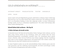 Tablet Screenshot of internet-arbeit.com
